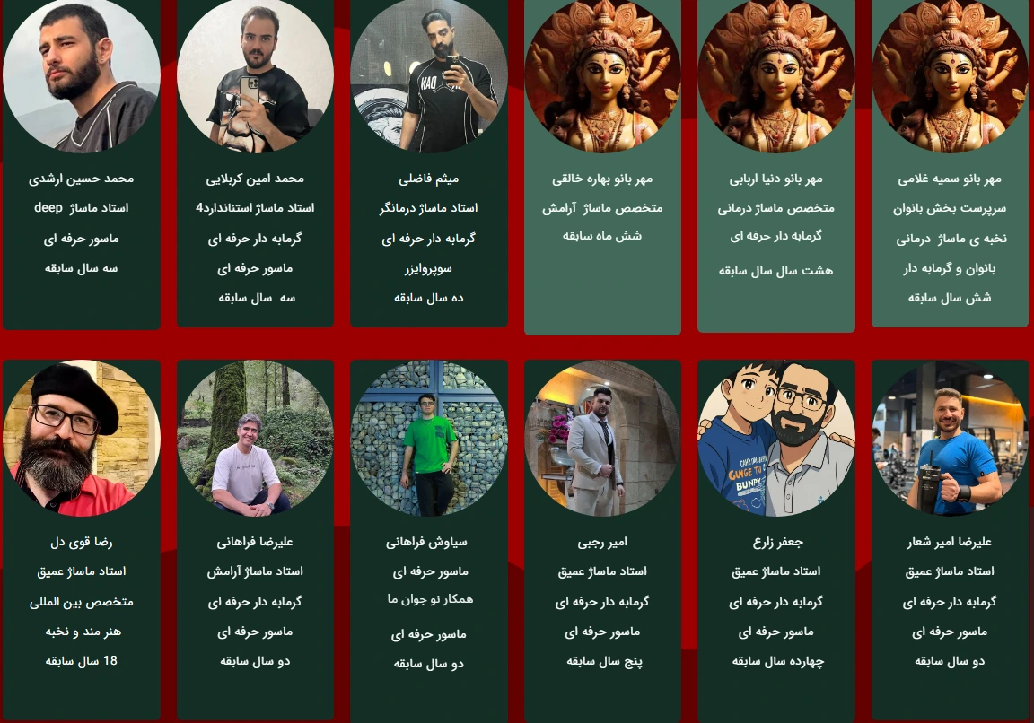 تصویر شبکه ای از همکاران ما
